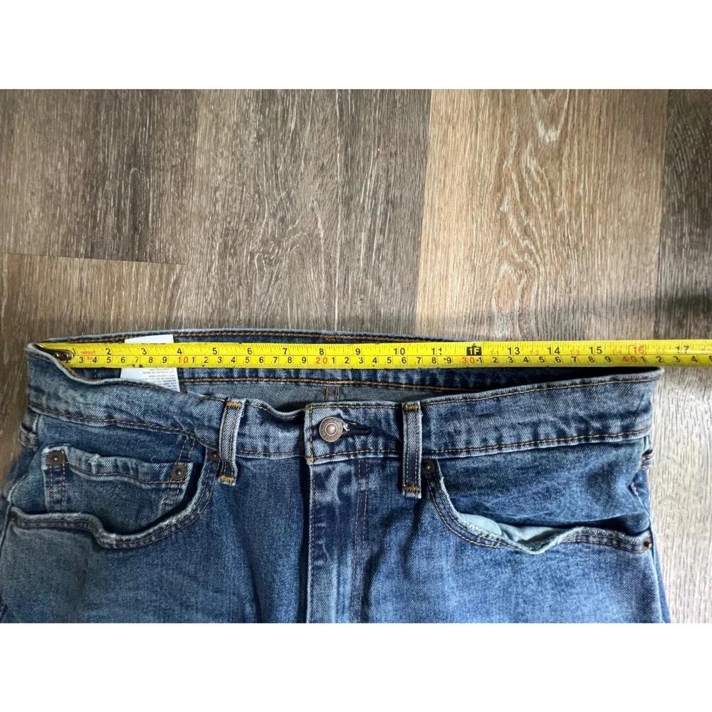 Levi's 505 Regular Fit Jeans Mens 34x32 Blue Denim Straight Leg Pants